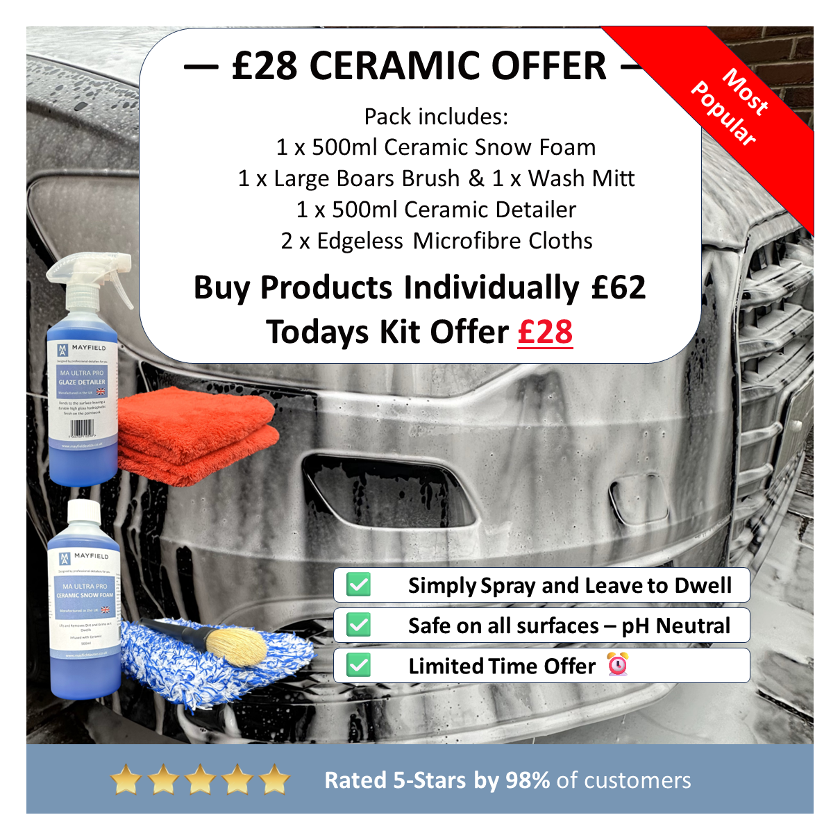 Ceramic Snow Foam Kit