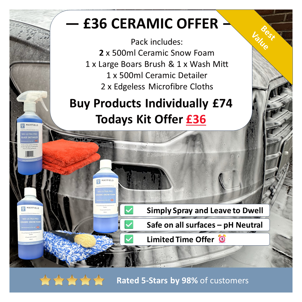 Ceramic Snow Foam Kit